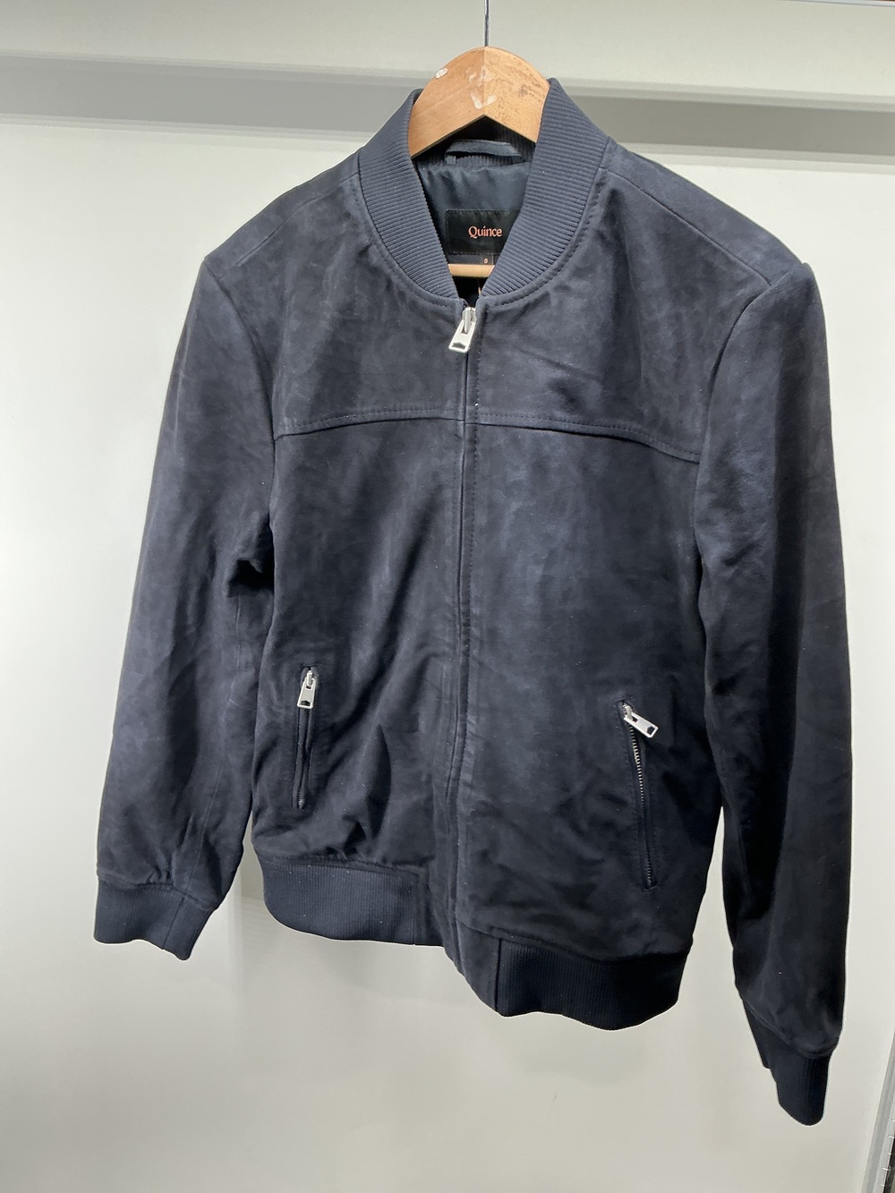100% Suede Bomber Jacket